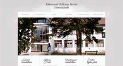 Desktop Screenshot of kfg.kormend.hu