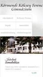 Mobile Screenshot of kfg.kormend.hu