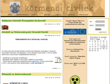 Tablet Screenshot of civil.kormend.hu